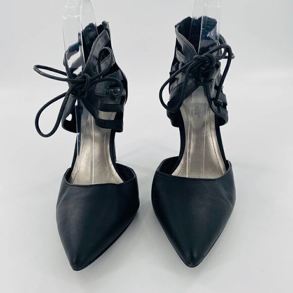 BCBGeneration Delphina Lace Up Heel In Black Size 8.5 - Picture 3 of 12